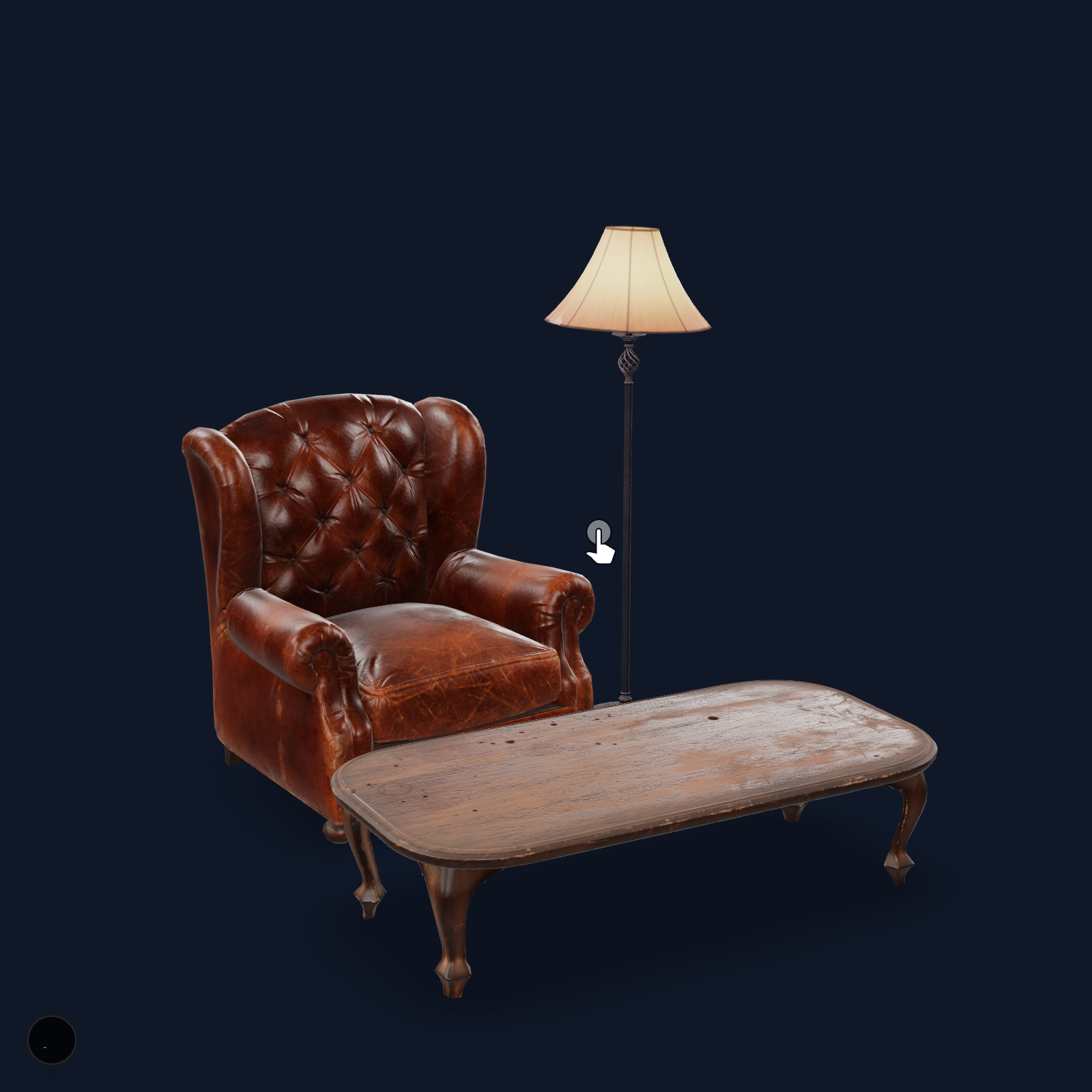 Leather Lounge Set